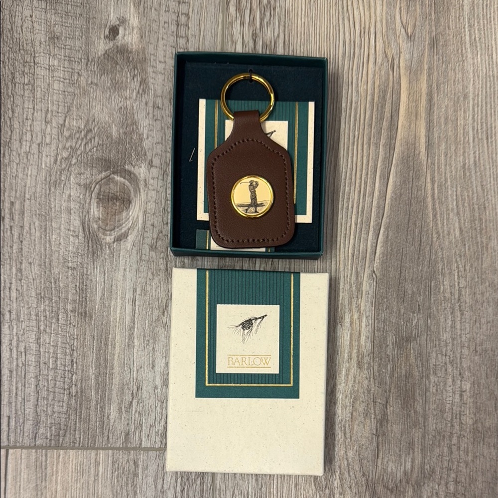 Brown Leather Key Holder